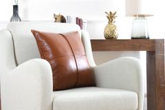 Dobsett Kussen, 40x40 cm, Bruin