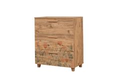 Leva Tulip Chest of Drawers, Walnut