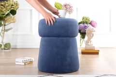 Morcone Footstool, Blue