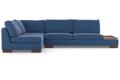 Tulip Corner Sofa Left Chaise, Navy Blue