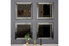 Mone Spiegelset, 4 Stuks, Zilver