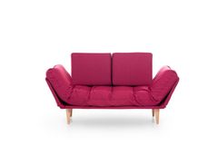 Futon Nina 2-Zitsbank, Bordeauxrood