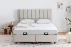 Luna Carpo Boxspring Set, 150x200 cm (Kleurkeuze Stof In Showroom)