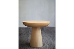 Tucas Home Mushroom Bijzettafel, 40 cm, Natuurlijke Kleur