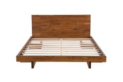 Luna Patna Houten Bedframe, 120x200 cm, Walnoot