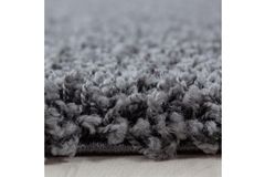 Agostino Plain Rug, 80 x 150 cm, Anthracite