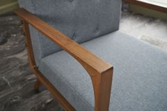 Cinque Terre fauteuil, Lichtblauw