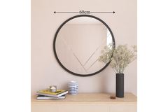 Mone Asol Dressoir Spiegel, Zwart