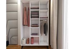 Iller Kledingkast met 3 Deuren en Rekken