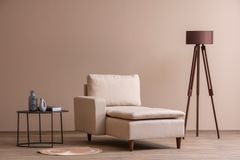 Pafu Lungo Chaise Longue, Creme