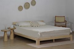 Axel Eko Berlin King Size Bed, 150 x 200 cm, Natural