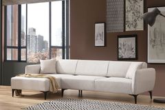 Bellisimo Hoekbank Links, Creme