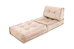 Mocca Opklapbare Fauteuil, Beige