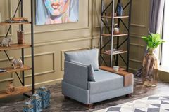 Fly Fauteuil, Links, Blauw