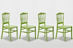 Morava 4 Piece Dining Chair Set, Green
