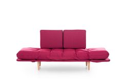 Futon Nina 2-Zitsbank, Bordeauxrood