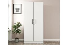 Medway Tideway Kledingkast met 2 Deuren, 190 cm, Wit
