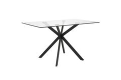 Sperrin Metalen Eettafel, Zwart