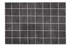 Emma Machinetapijt, 80x150 cm, Antraciet en Wit