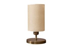 Great End Table Lamp, Beige