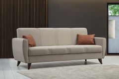 Zaden 3-Zitsbank, Beige