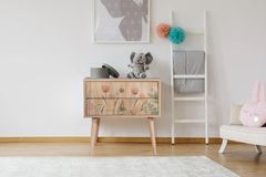 City Tulip Bedside Table, Oak