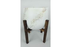 Earthenware Style Plant Pot, White