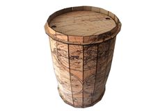 Old Houten Bijzettafeltje