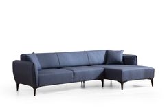 Bellisimo Hoekbank Rechts, Donkerblauw