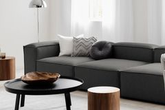 Frid Linnen 3-Zitsbank, Antraciet