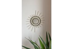 Houten Spiegel, 35x35 cm