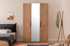 Eti 3 Door Wardrobe, Walnut