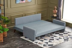 Bella Soft Slaapbank, Blauw