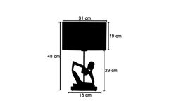 Yogi Table Lamp, Beige