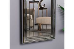 Mone Decoratieve Staande Spiegel, 40x105 cm, Zilver