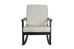 Asien Scandinavische Schommelstoel , Creme en Zwart