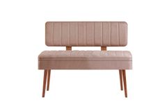 Vina Opbergbank Gestoffeerd, Walnoot & Nerts