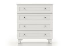 Zenio Side Chest of Drawers, White