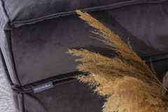 Mocca Opklapbare Slaapbank, Rookgrijs