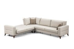 Kristal Hoekbank, Beige