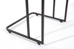 Mono C-Vormige Zettafels, 4 Stuks, Wit