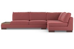 Tulip Corner Sofa Right Chaise, Dusty Pink