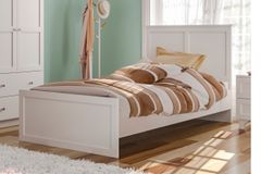 Zenio Side Bedframe, 90x190 cm, Wit