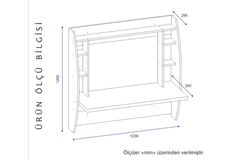 Arnetti Rur Study Desk, White