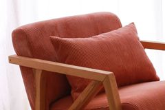 Joan Nini Fluwelen Schommelstoel, Rood