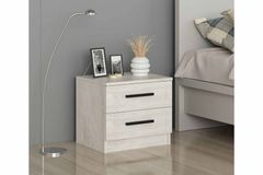 Tideway Nachtkastje, Wit & Creme