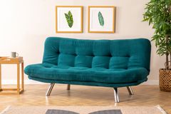 Hippo 3-Zitsbank, Groenblauw