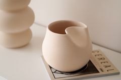 Oslo Ceramic Vase, Ecru