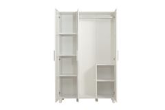 Hedera Nara Kledingkast met 3 Deuren, Wit