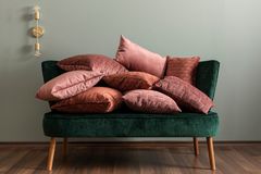 Trek Cushion Cover, 45 x 45 cm, Dusty Pink